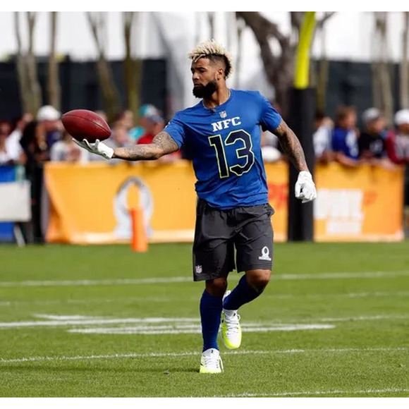 2017 NFL NFC Pro Bowl PE Nike Vapor Speed Turf Mens 9.5 Football Trainer Shoes - Picture 2 of 12